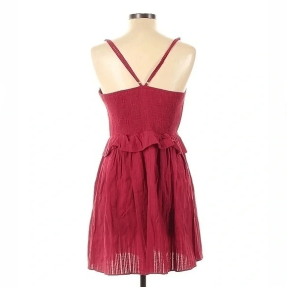 Betsey Johnson | Red Ruffle Fit & Flare Pinup Rockabilly Dress Size L Large - Picture 4 of 15